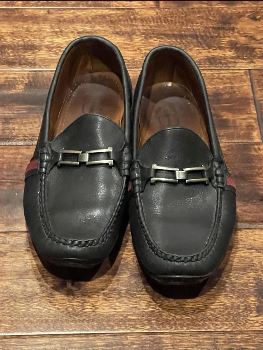Allen Edmonds Men’s Black Leather Bit Driving Loafers Shoes Size 11D